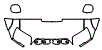 Hood, Fender and Mirror Kit pattern for the 2006 Toyota 4Runner