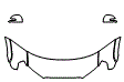 Hood, Fender and Mirror Kit pattern for the 2013 Toyota 4Runner