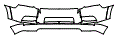 Bumper Kit pattern for the 2013 Toyota 4Runner