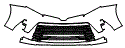 Bumper Kit pattern for the 2019 Toyota Sienna