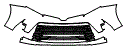 Bumper Kit pattern for the 2019 Toyota Sienna
