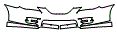 Bumper Kit pattern for the 2008 Toyota Solara