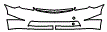 Grille and Bumper Kit pattern for the 2004 Toyota Prius