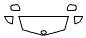 Hood, Fender and Mirror Kit pattern for the 2004 Toyota Prius