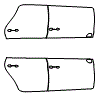 Door Kit pattern for the 2011 Toyota Prius