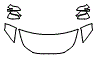 Hood, Fender and Mirror Kit pattern for the 2016 Toyota Prius