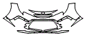 Bumper Kit pattern for the 2020 Toyota Corolla
