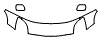 Hood, Fender and Mirror Kit pattern for the 2008 Toyota Yaris