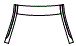 Roof and A-Pillar Kit pattern for the 2013 Toyota Yaris