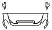 Hood, Fender and Mirror Kit pattern for the 2014 Toyota FJ Cruiser