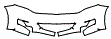 Bumper Kit pattern for the 2016 Toyota Venza (Canada Only)