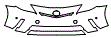 Bumper Kit pattern for the 2013 Toyota Prius v
