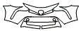 Bumper Kit pattern for the 2018 Toyota Prius v