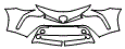Bumper Kit pattern for the 2018 Toyota Prius v