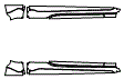 Rocker Panel Kit pattern for the 2019 Toyota 86