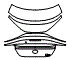 Trunk Lid Kit pattern for the 2027 Toyota GR 86