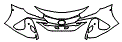 Bumper Kit pattern for the 2019 Toyota Prius Prime Plug-in Hybrid