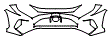 Bumper Kit pattern for the 2019 Toyota RAV4 (Canada Only)