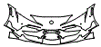 Bumper Kit pattern for the 2026 Toyota GR Supra