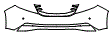 Grille and Bumper Kit pattern for the 2016 Honda Odyssey