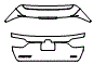 Trunk Lid Kit pattern for the 2019 Honda Odyssey