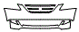 Grille and Bumper Kit pattern for the 2007 Honda Odyssey