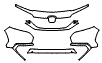 Bumper Kit pattern for the 2021 Honda Passport