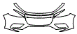 Bumper Kit pattern for the 2022 Honda Insight