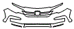 Bumper Kit pattern for the 2022 Honda Pilot