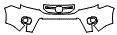 Grille and Bumper Kit pattern for the 2010 Honda Pilot