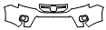 Grille and Bumper Kit pattern for the 2010 Honda Pilot