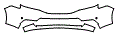 Bumper Kit pattern for the 2013 Honda Pilot