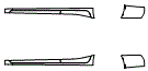 Rocker Panel Kit pattern for the 2012 Honda Civic