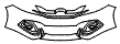 Bumper Kit pattern for the 2014 Honda Civic