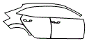 Door and Rear Fender Kit pattern for the 2021 Honda Civic