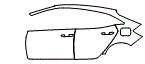 Door and Rear Fender Kit pattern for the 2021 Honda Civic