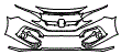Bumper Kit pattern for the 2021 Honda Civic