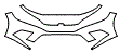 Bumper Kit pattern for the 2024 Honda Civic