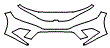 Bumper Kit pattern for the 2024 Honda Civic