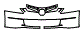 Grille and Bumper Kit pattern for the 2003 Honda Accord