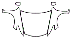 Full Hood, Fender and Mirror Kit pattern for the 2012 Honda Accord