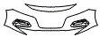 Bumper Kit pattern for the 2019 Honda Accord