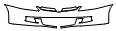 Grille and Bumper Kit pattern for the 2007 Honda Accord