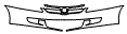 Grille and Bumper Kit pattern for the 2007 Honda Accord
