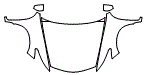 Full Hood, Fender and Mirror Kit pattern for the 2012 Honda Accord