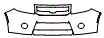 Grille and Bumper Kit pattern for the 2011 Honda Element