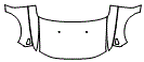 Full Hood and Fender Kit pattern for the 2007 Honda Element