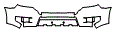 Bumper Kit pattern for the 2012 Honda Ridgeline