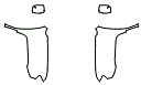 Full Fender and Mirror Kit pattern for the 2007 Honda Ridgeline
