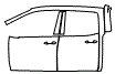 Rear Fender and Door Kit pattern for the 2026 Honda Ridgeline